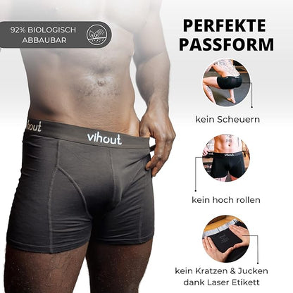 Vihout Boxershorts - aus Buchenholzfasern (Micro Modal) – ultraweich, atmungsaktiv & nachhaltig